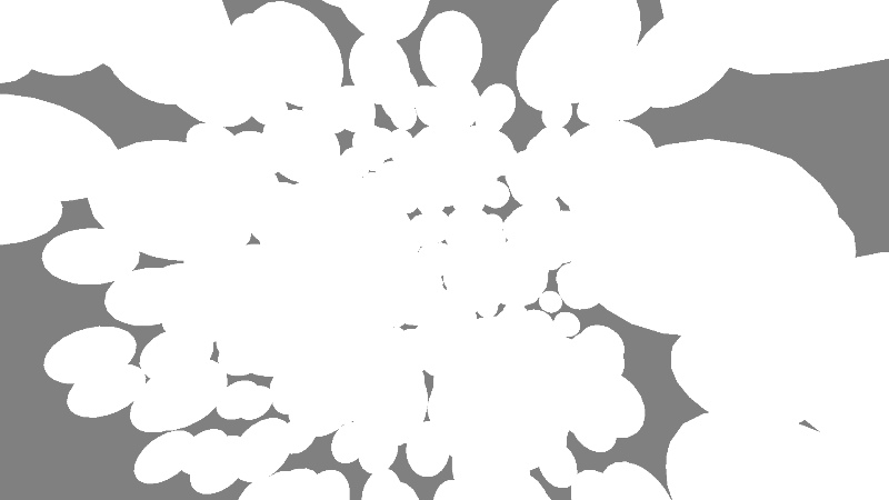 Ray-traced ambient occlusion pass in isolation.